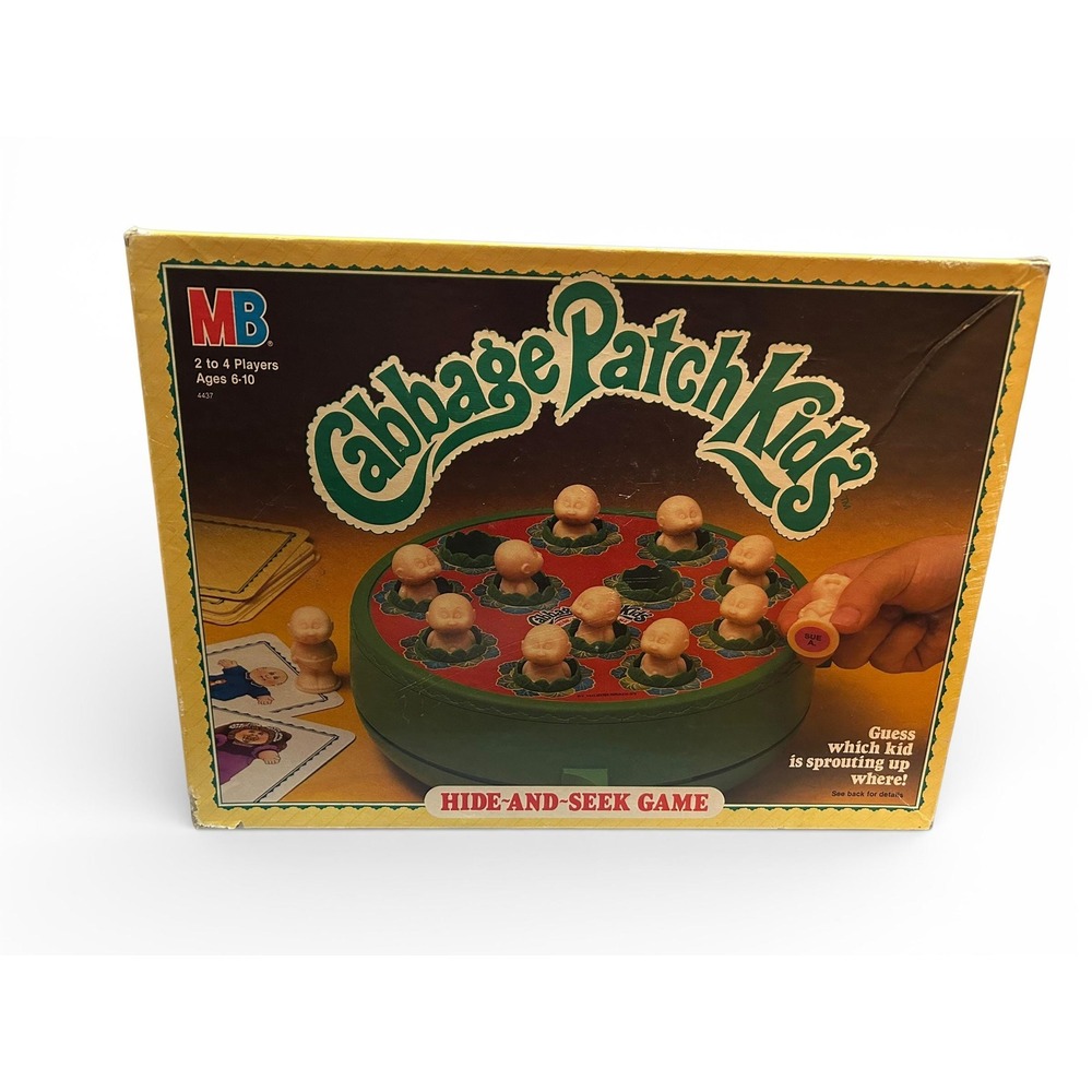 Vintage 1984 Cabbage Patch Kids Hide-and-Seek Game by Milton Bradley